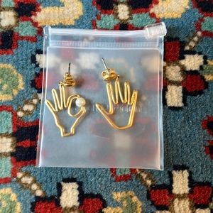 Madewell Hand Earrings
